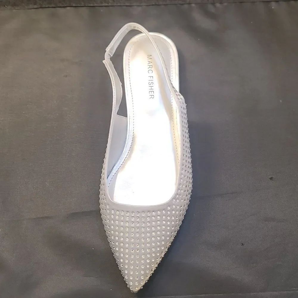 BRAND NEW MARC FISHER RHINESTONE EMBELLISHED SLINBACK BALLET ELEGANT SHO… R3 - Picture 14 of 14